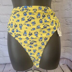 Jessica Simpson Floral Delight High Waist Bikini Bottoms